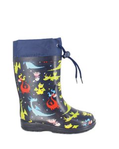 Gummistiefel Drachen mit Warmfutter