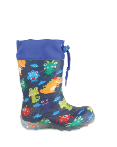 Regenstiefel Blinking Monsters mit Warmfutter