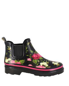 Damen Chelsea Gummistiefel Wild Roses